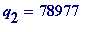 q[2] = 78977